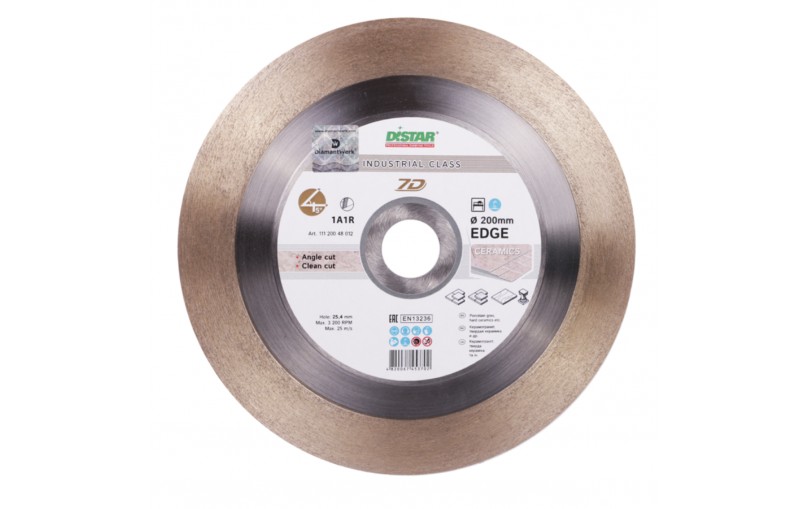 Distar Edge 7D 180mm Deimantinis diskas plytelių pjovimui kampu