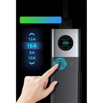 NAUDOTAS Įkrovimo laidas 220V - type 2 ( 16A, 1 fazė 3,3 kW) su Wi-Fi funkcija